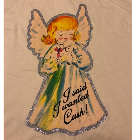 New Girl Order oversized funny Christmas long sleeve tee made in UK NWT - Picture 3 of 8